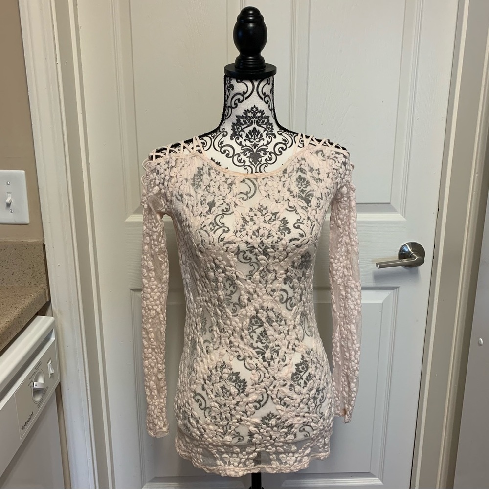 Mesh Free People Top